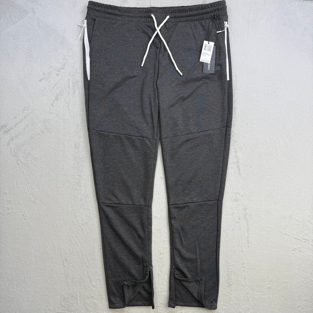 True Born Pants Mens 2XL Charcoal Gray Jogger Pants Athletic Activewear Lounge‎